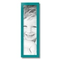 thumbnail image 2 of ArtToFrames 6" x 21" Aqua Picture Frame, 6x21 inch Green Wood Poster Frame (WOM-4428), 2 of 8