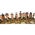 thumbnail image 6 of American Revolutionary War Chess Set W/ Mosaic DESIGN Board 14" Independence, 6 of 8