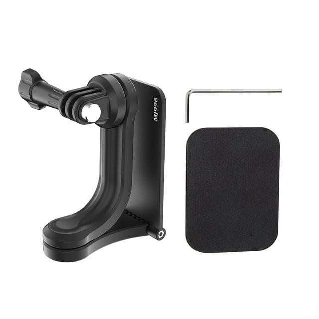 TAPDRA Action Camera Magnetic Mount with Adhesive Iron Sheet Multi-Axis Rotation Desktop Handle Universal Adjustment for DJI