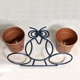 thumbnail image 2 of Handmade 100% Iron Round Modern Copper Coated Color 13.2 x 11.4 x 4.6 Inches Planters Pot 1008, 2 of 5