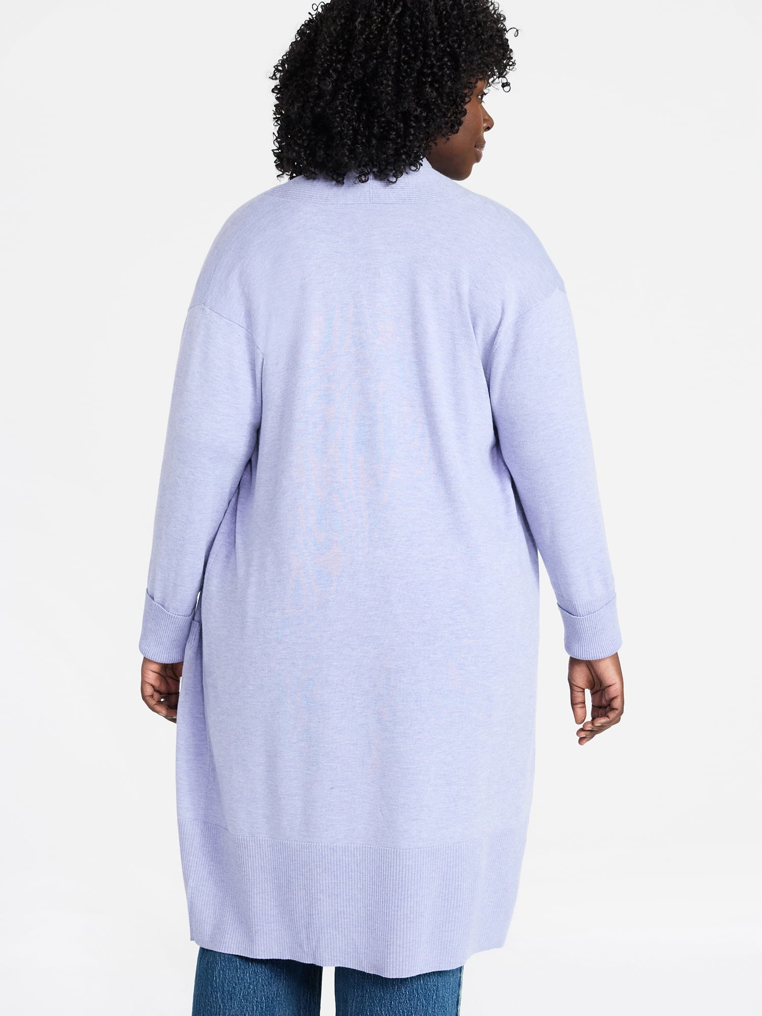 Terra & Sky Women's Plus Duster Cardigan, Sizes 0X-5X