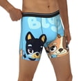thumbnail image 4 of Lsque Bluey Pattern Men's Performance Stretch Underwear, Athletic Long Leg Briefs，Moisture-Wicking-Small, 4 of 6