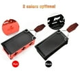 thumbnail image 3 of Cheese Raclette Set Cheese Melter Pan Non-Stick Raclette Grill Set Portable Candlelight Raclette with Spatula Home Metal Kitchen Grilling Tool with Wood Handle, 3 of 8