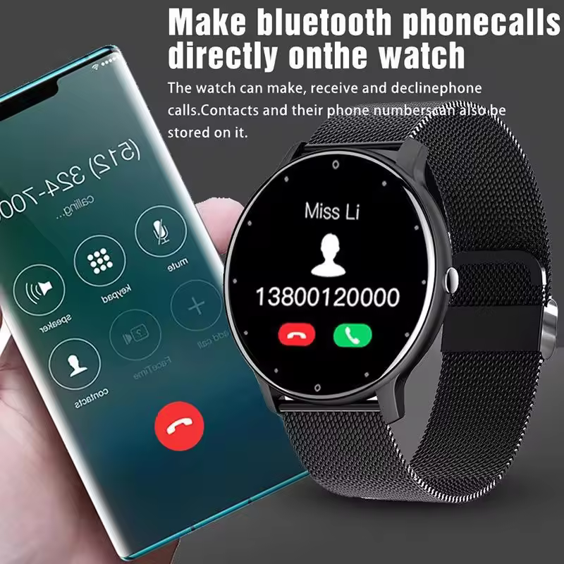 thumbnail image 3 of Ultra Smart Watch for Men and Women, 1.68" Round HD Screen Fitness Tracker with Sleep Monitor, Smartwatch with Sports, 3 of 3