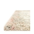 thumbnail image 5 of Unique Loom Soft Touch Shag Collection Area Rug - Kofi (8' x 10' Rectangle Pink/Ivory), 5 of 7