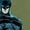 Military Green, variant on Men's Batman Gradient Dark Knight Pose Graphic T-Shirt