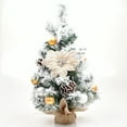 thumbnail image 2 of LSLJS Mini Christmas Trees With Flocked Needles, Berries and Flowers Decoration, Decorated Trees With Led Lights, Kitchen Tabletop Artificial, Decorated Mini Trees, 2 of 6
