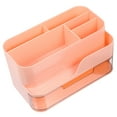thumbnail image 5 of HOMEMAXS Pink Makeup Organizer with Multi-functional Drawers for Vanity Desk Storage Box, 5 of 7