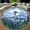 Space Needle Seattle, variant on Circle Area Rug, Space Needle Seattle Washable Non-Slip Floor Carpet, Soft Rug for Living Room Bedroom Decor 24 Inch