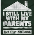 thumbnail image 2 of Live With Parents Slacker Funny Women's T Shirt Ladies Tee Brisco Brands L, 2 of 5