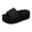 Black, variant on Women’s EVA Platform Slides Open Toe Lightweight Sandals Comfortable Pool Shoes Summer Beach Walking Footwear Red Size 8