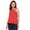 Red, variant on Shoulder Straps Square Neck Pin Tucks Cotton Top - Women's Trendy Top