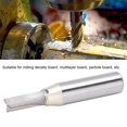 thumbnail image 2 of CNC Milling Cutter, 3?Flute 1/2 Straight Shank Bit Slotting End Woodworking Slab FlatteningMilling Cutter Planing Tool Carbide Wood Planer Accessories, 2 of 7