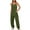 Green, variant on cfhntfmh Jumpsuits for Women V Neck Sleeveless Loose Overalls Casual Summer Spaghetti Strap Jogger Pants with Pockets