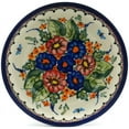 thumbnail image 2 of Polish Pottery 6½-inch Bowl (Spring Splendor Theme) Signature UNIKAT Hand Painted in Boleslawiec, Poland + Certificate of Authenticity, 2 of 6