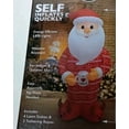 thumbnail image 3 of 4Ft Inflatable Pajama Santa LED Lights Christmas Indoor/Outdoor decor NEW, 3 of 4
