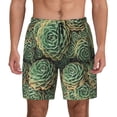 thumbnail image 2 of Goofa Succulents Printed Men's Swim Trunks Board Shorts Quick Dry Mens Swimming Trunks with Compression Liner,Breathable Fit Hawaii Beach Shorts-XX-Large, 2 of 9