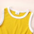 thumbnail image 4 of Ohufall Baby Girl Baby Boy Clothes, Newborn Infant Baby Girls Boys Sleeveless Ribbed Solid Knit Jumpsuit Clothes, 4 of 9