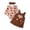 baby girl clothes#03 Brown, variant on HCNTES Baby Girl Clothes Halloween Outfits for Baby Girls Ruffle Romper Ghost Pumpkin Suspender Overalls Dress Skirt Sets Fall Winter Clothes