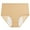 Beige, variant on wirarpa Women's Period Panties Girls Leakproof Soft Underwear Jacquard Easy Clean Postpartum Briefs 1 Pack Grey X-Small