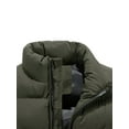 thumbnail image 5 of Beautiful Giant Men's Winter Puffer Vest, Midweight Stand Collar Outdoor Padded Gilet, 5 of 7