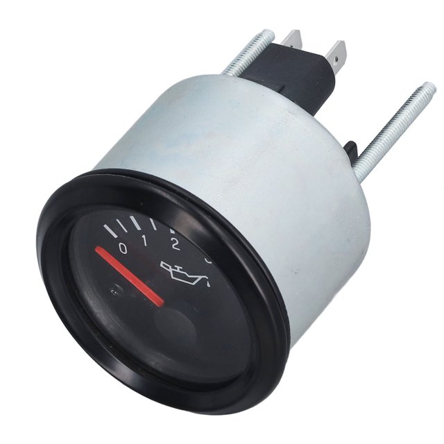 Oil Pressure Gauge 0-5bar 52mm, Aluminum Alloy, Engine Accessory, Sturdy Structure with Compact Size & Light Weight, for Car & Truck, Waterproof & Dustproof