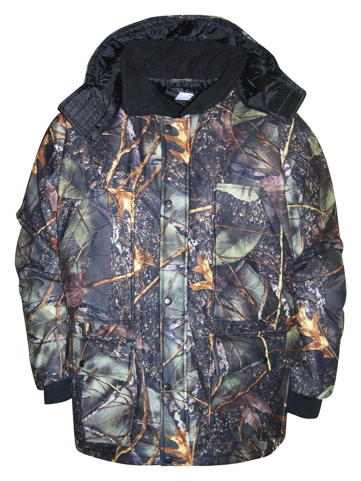 Big Mens Burly Camo Waterproof Breathable Insulated Hooded Parka 3X 4X by