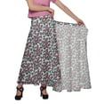 thumbnail image 6 of Moomaya Printed Maxi Skirt For Women Long Wrap Skirt Girls Casual Wear Clothing, 6 of 6