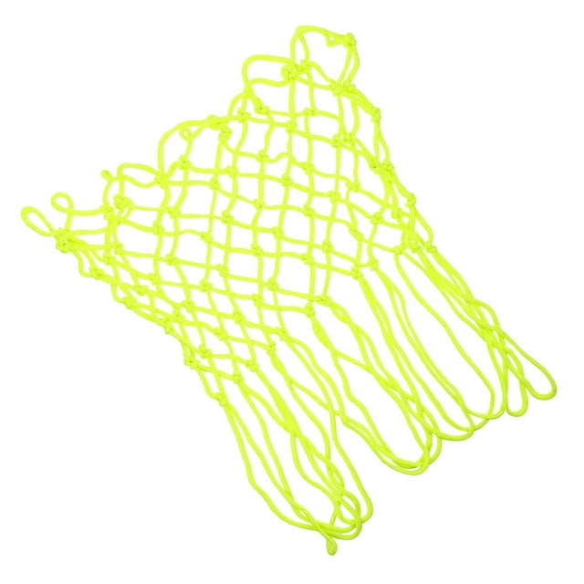 HEANUJJ Filet de Basketball Fluorescent en Maille Tressée Remplacement Robuste Haute Densité pour Cerceaux Standard