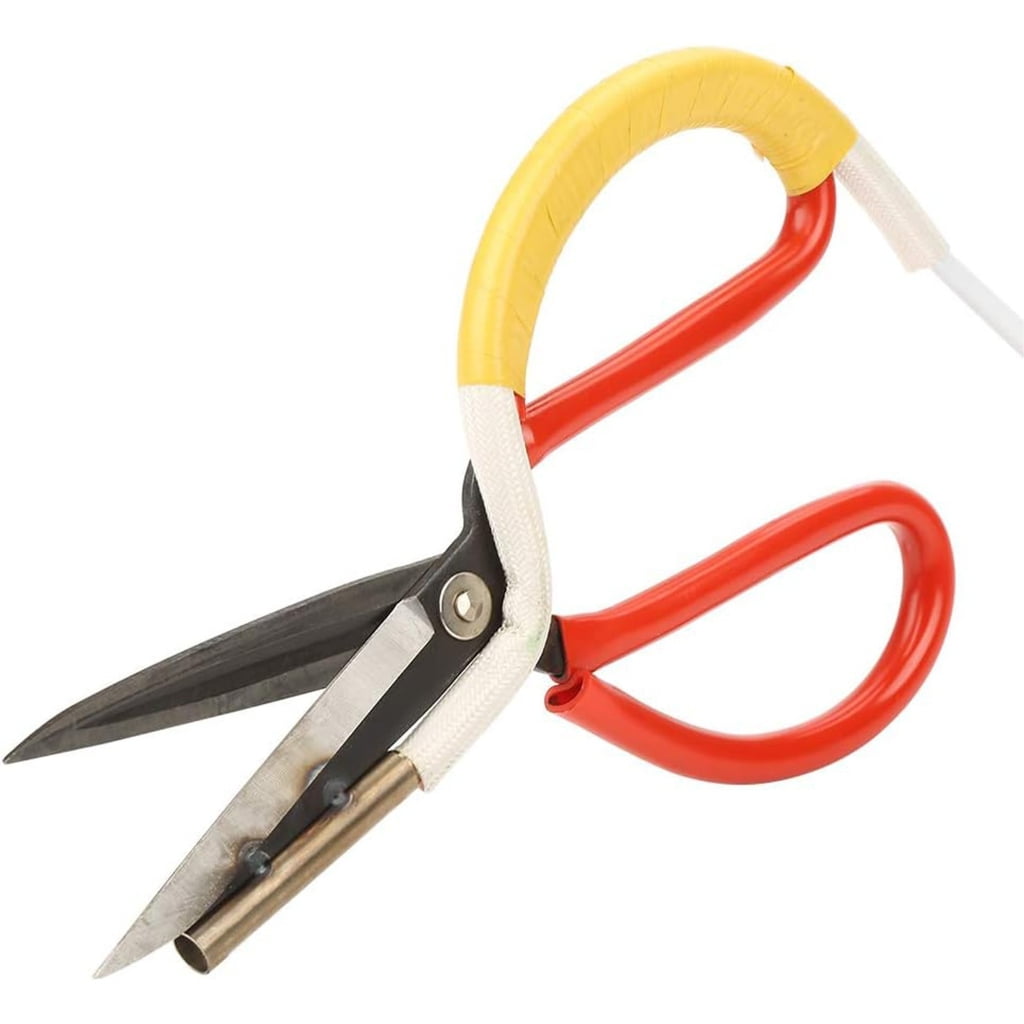 Sinyiin Household Cutting Scissors Electric Heating Scissors Fabric Cutting Tool Tailoring Scissors for Sewing and Crafting