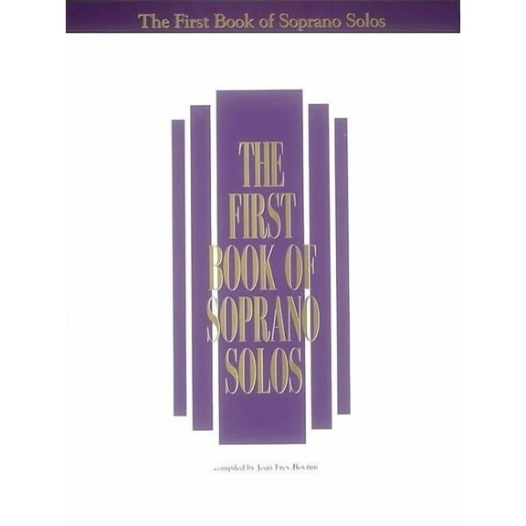 The First Book of Soprano Solos (Paperback)