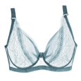 thumbnail image 4 of Plus Size Sexy Womens Sexy Plus Size Gauze Breathable Extra-Elastic Translucent Bra, 4 of 9
