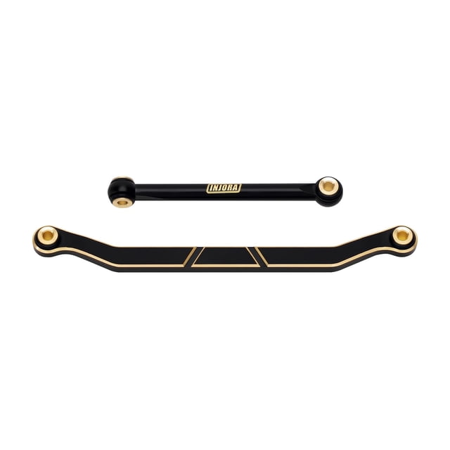 Steering Link INJORA con revestimiento negro de latón, 11 g, para Redcat 1/18
