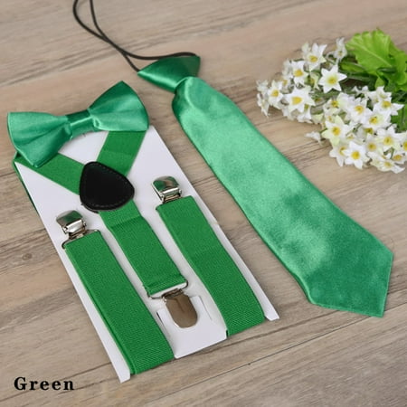 

Kids Suspender & Bow Tie Sets for Boys Girls Children Elastic & Adjustable