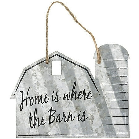 Barn Shaped Metal Sign 20in Just One Barn Thing