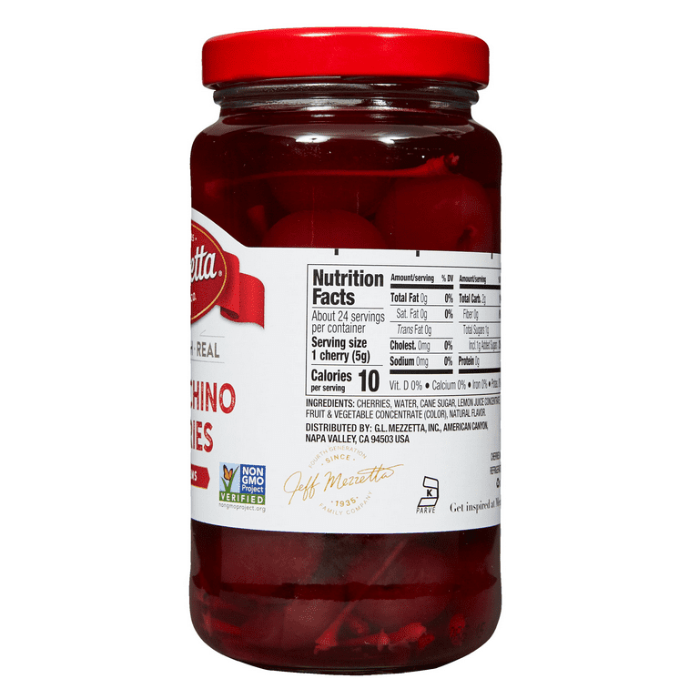 最大10%OFFクーポン Mezzetta Maraschino Cherries with Stems, 11 oz Jar - Walmart.com 乳液・ミルク