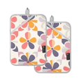 thumbnail image 7 of Yayeee Pot Holders Kitchen Heat Resistant with Pocket 7"x9.8" Cotton Oven Cooking Hot Pads, Purple Retro Flower, 7 of 7