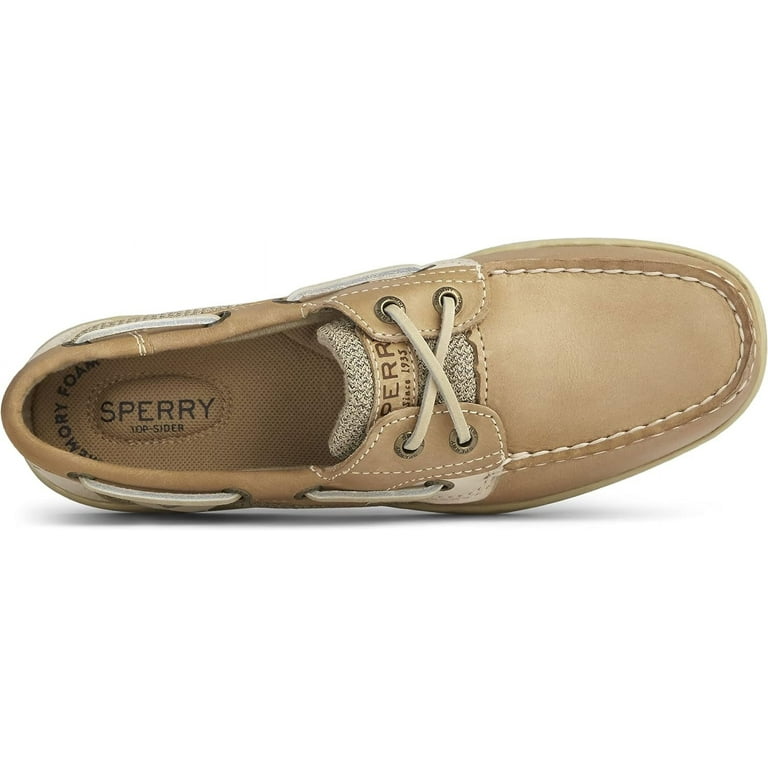 Sperry Women s Bluefish Boat Shoe Linen Oat Walmart