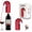 Red 3in1, variant on 3-in-1 Mini Electric Wine Aerator, Decanter & Dispenser Set: USB Rechargeable Automatic Wine Pourer, With Wine Opener, Wine Stopper, Deal Gift For Wine Lover