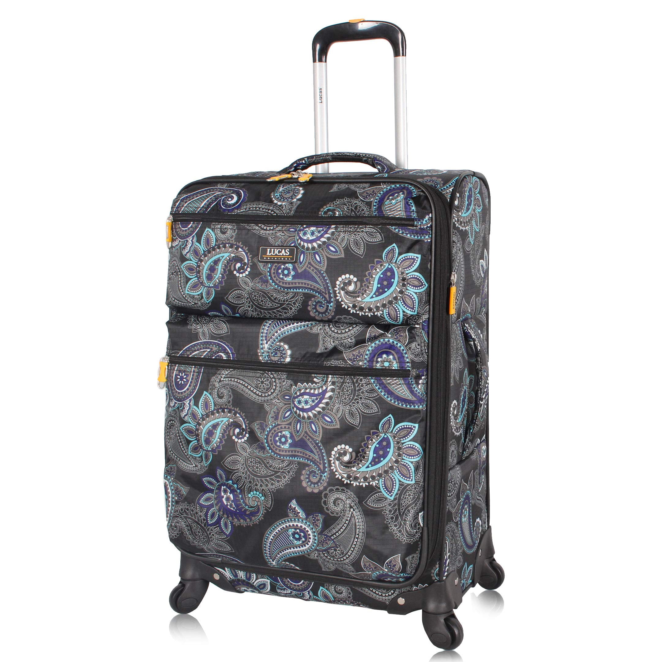 Lucas Designer Luggage Carry On Collection - Expandable 20 Inch 