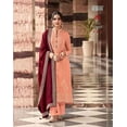 thumbnail image 2 of Designer Wedding Wear Indian Pakistani Salwar Kameez Suits Plazzo Pant Outfits ( Orange, S - 38 ), 2 of 5