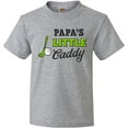 thumbnail image 3 of Inktastic Papa's Little Caddy with Golf Club and Ball Youth T-Shirt, 3 of 5