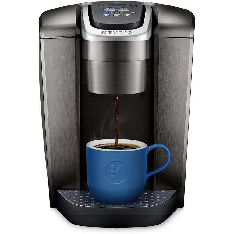 Keurig K-Elite Coffee Maker, Single Serve K-Cup Pod Coffee Brewer, With Iced Coffee Capability, Brushed Slate