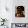 thumbnail image 4 of Nawypu Black Woman Art Printing,Boho Black Female Wall Art, Black Girl Art Poster, Abstract African American Woman Wall Art Decor for Home Bedroom, 4 of 5