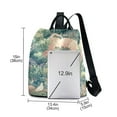 thumbnail image 3 of FORMRS Women's Travel Backpack Purse Anti-Theft Hidden Pockets Casual Shoulder Bag, Floral Forest Pattern, 3 of 7