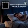 thumbnail image 4 of Black Geometric Wooden Wall Clock Silent Non Ticking, Greek Key Design Abstract Modern Art Square Wall Clocks Battery Operated, Decor Clock for Home Office, Living Room, Kitchen, 10 Inch, 4 of 9