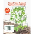 thumbnail image 3 of VEVOR A-Frame Cucumber Trellis 46" x 32" Foldable Metal Garden Trellis, 3 of 9