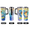 thumbnail image 6 of Funnel FgteeV Car Cup Tumbler with Handle & Straw 40Oz Cupholder Water Bottle Insulated Stainless Steel Cup, 6 of 8