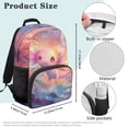 thumbnail image 7 of Yuyamidu Axolotl Kids Backpack for Girls Ages 6-18 17 Inch School Bag with Adjustable Straps Large Capacity Back to School Elementary High School Travel Use, 7 of 7