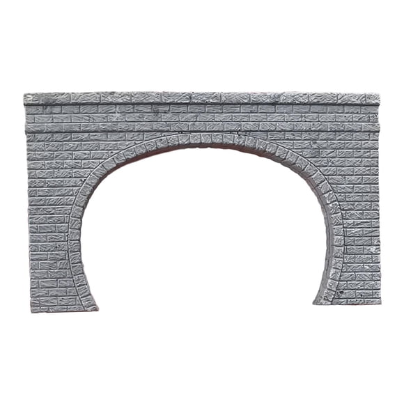 Modelo de portales de túnel ferroviario a escala N, diseño de tren, regalo, juguete decorativo realista Sin pendientes